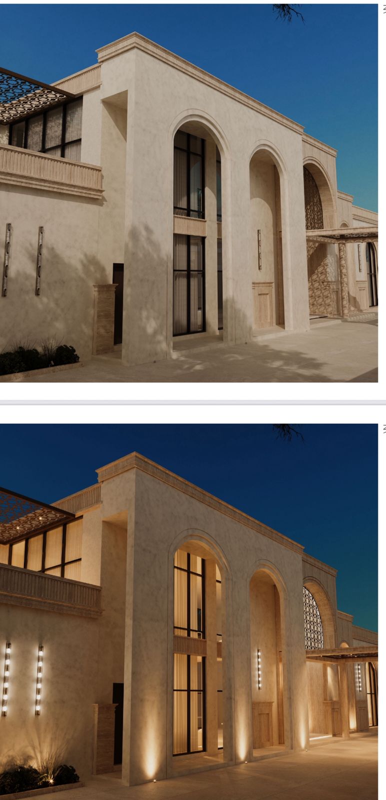 تصميم قصر كلاسيكي – حي العارض